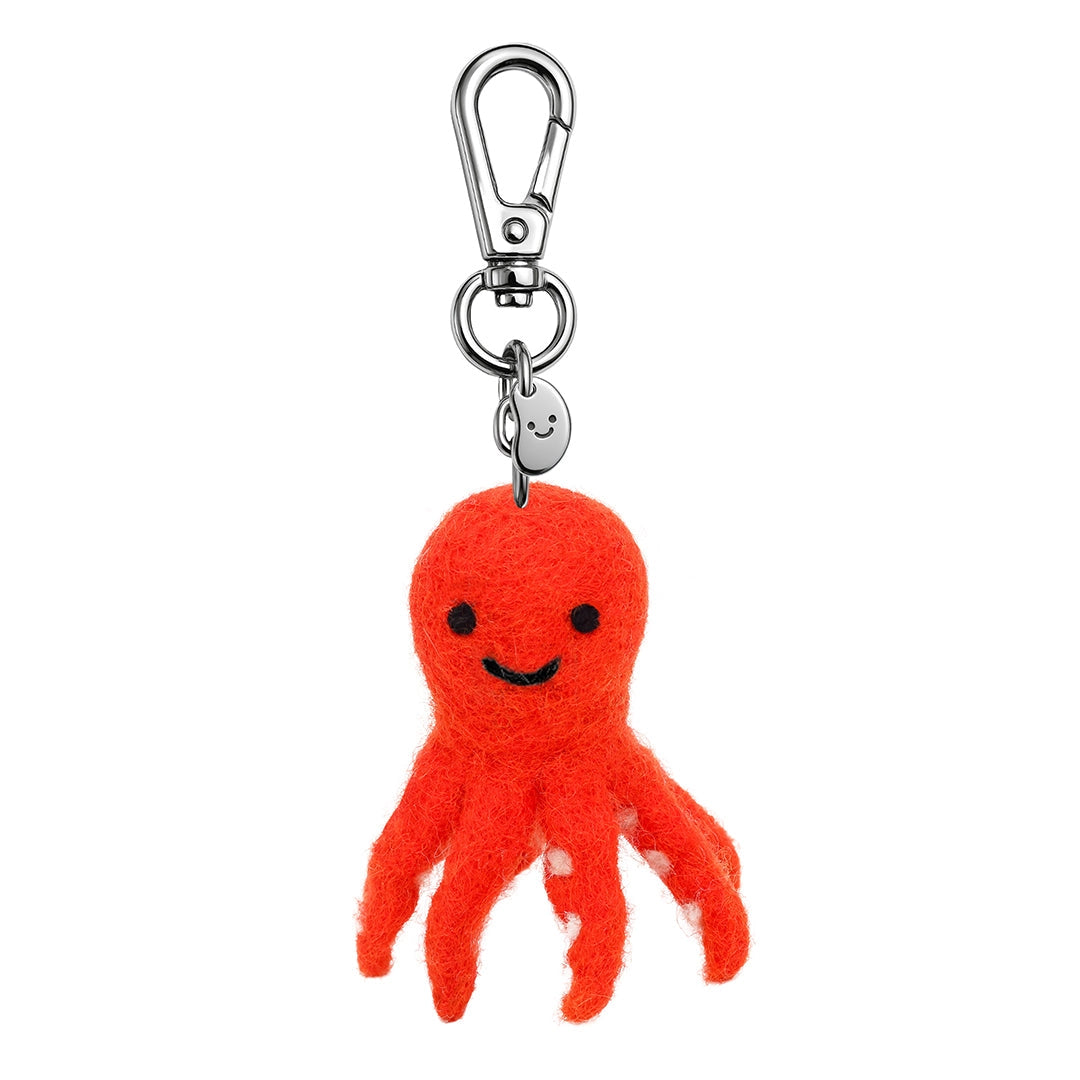 Ollie the Octopus - Felt Keychain