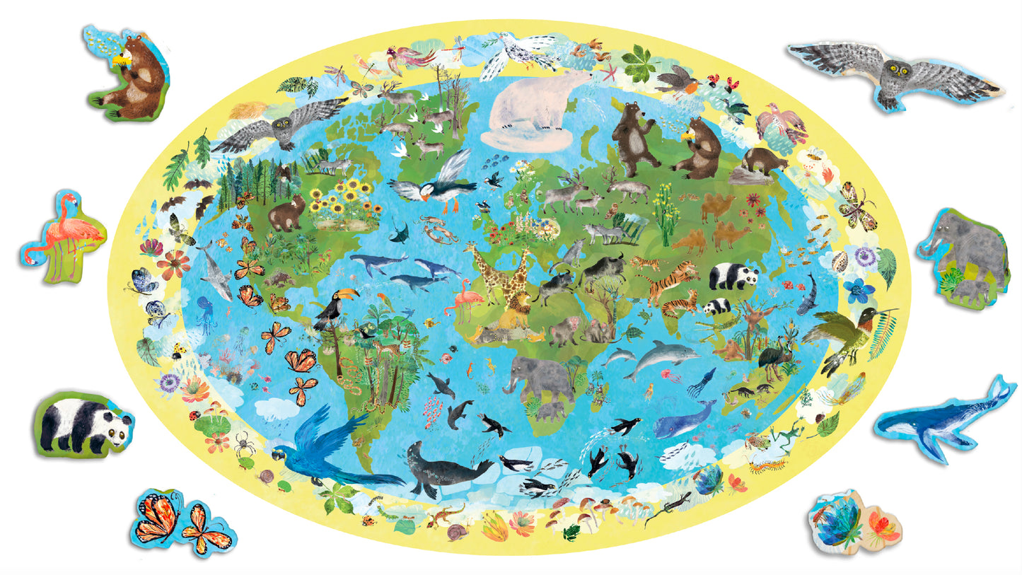 The Big Biodiversity Puzzle (70 Pieces) - By Yuval Zoomer