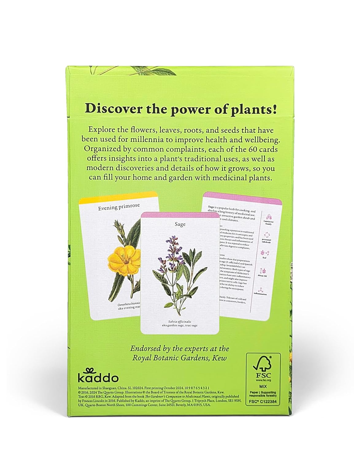 A Cabinet Full of Medicinal Plants - Practical Card Deck