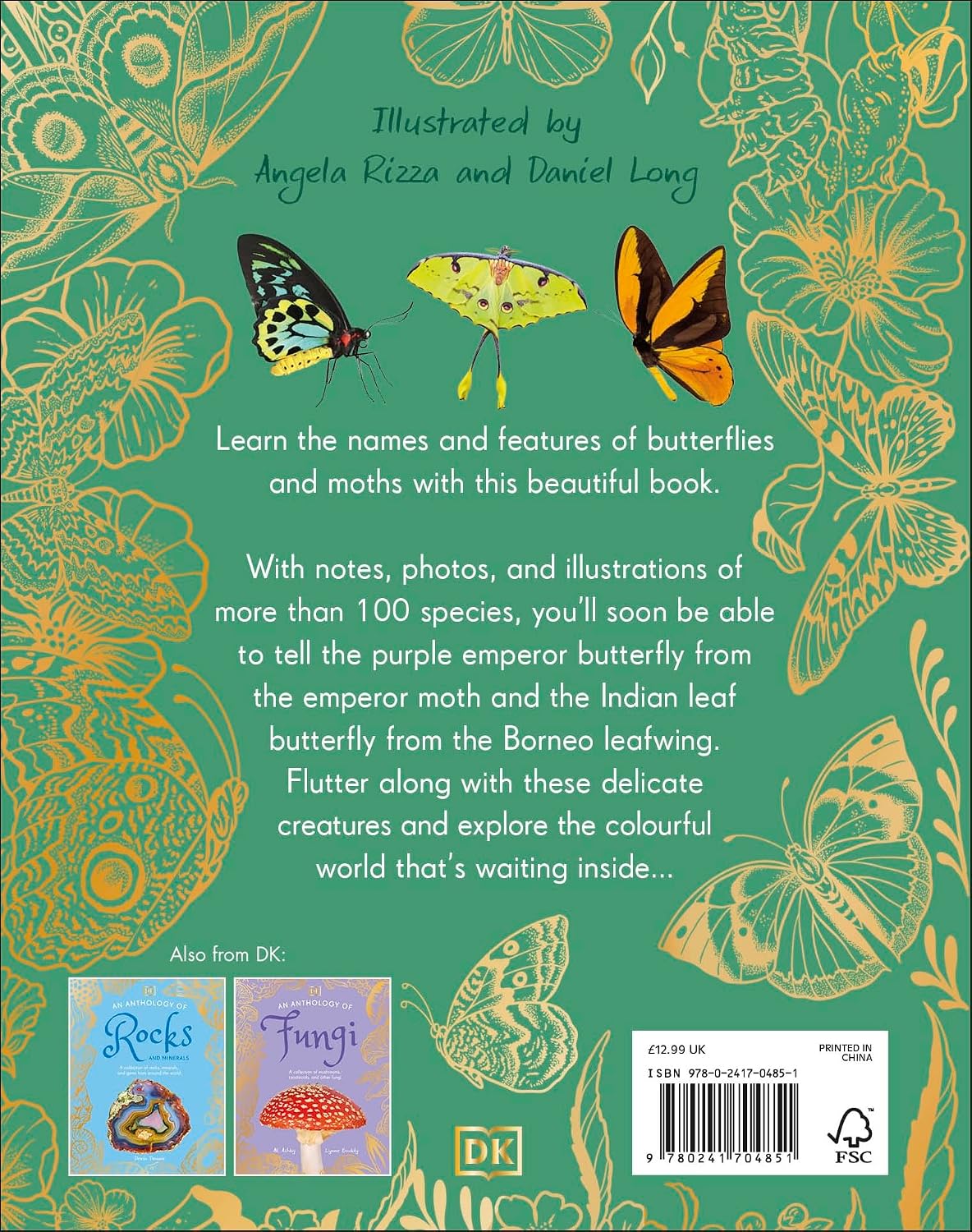 An Anthology of Butterflies and Moths - By Richard Jones (Hardback)