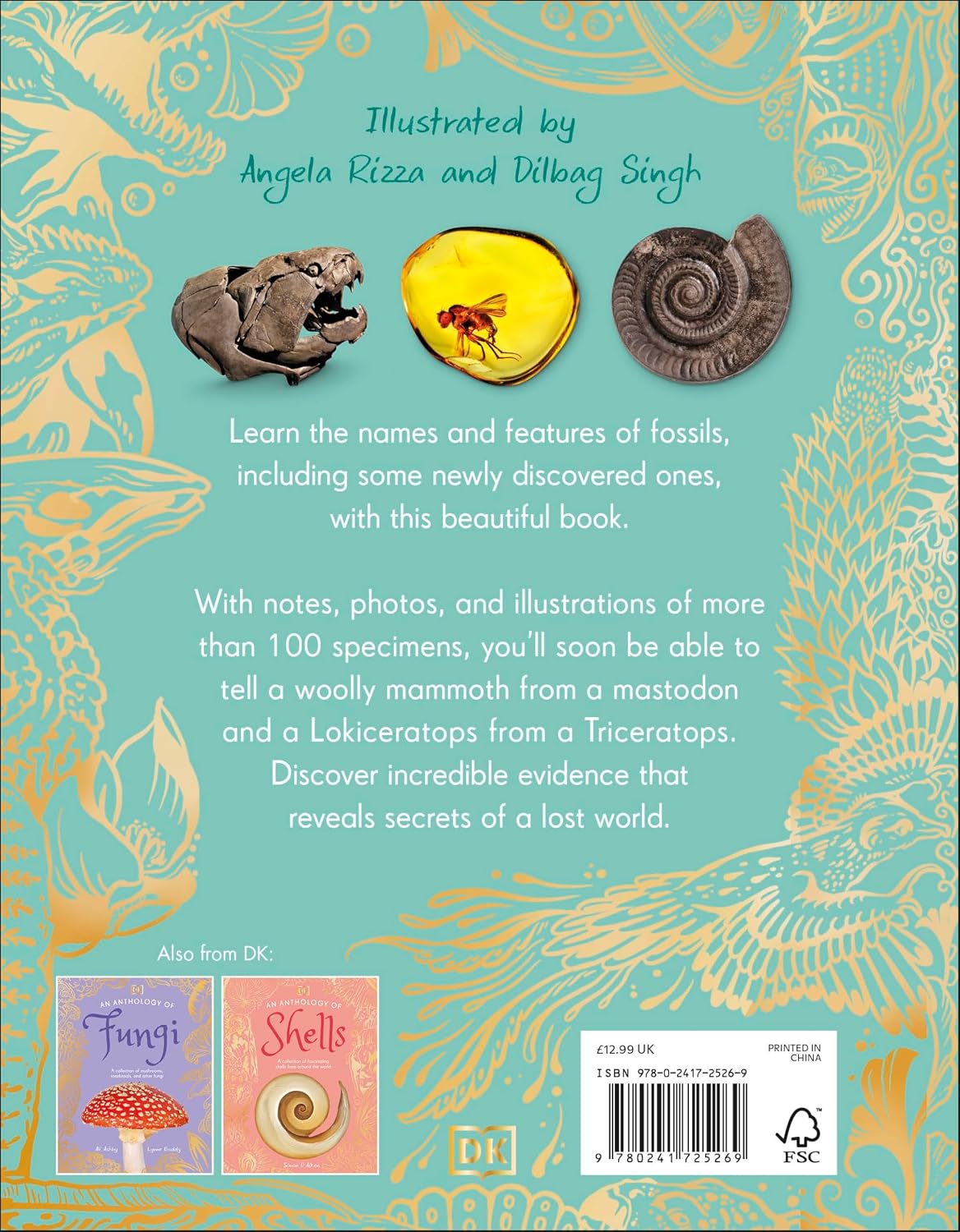 An Anthology of Fossils - By Dean Lomax (Hardback)