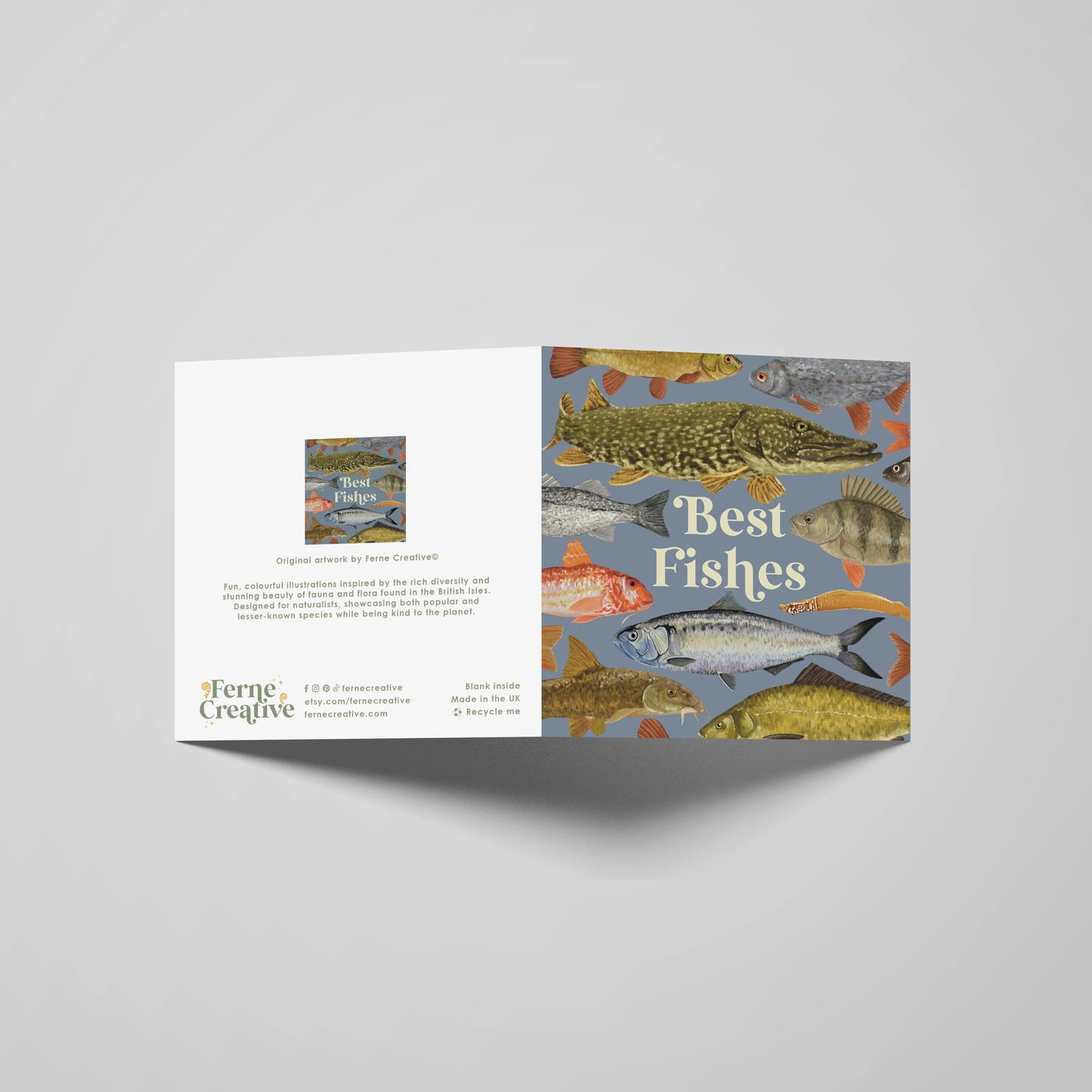 'Best Fishes' - Greetings Card