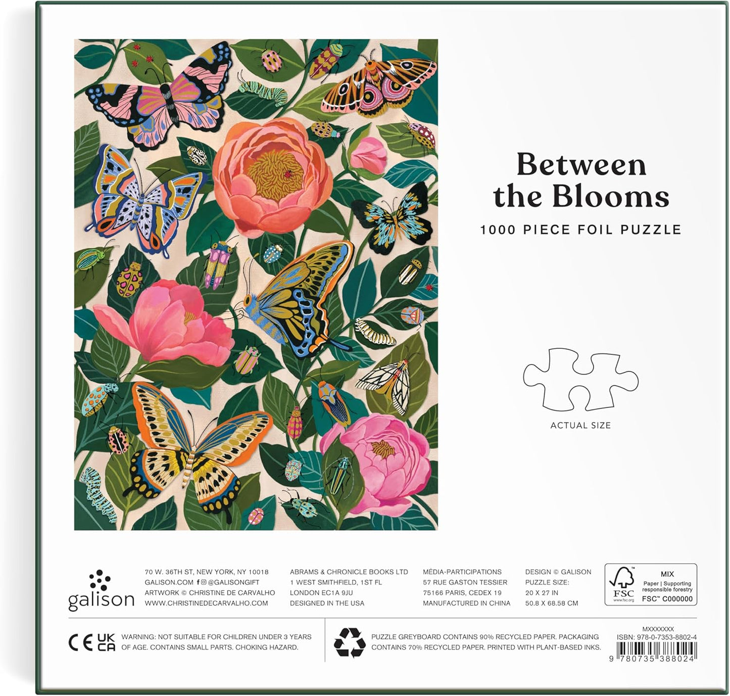 Between the Blooms 1000 Piece Jigsaw Puzzle