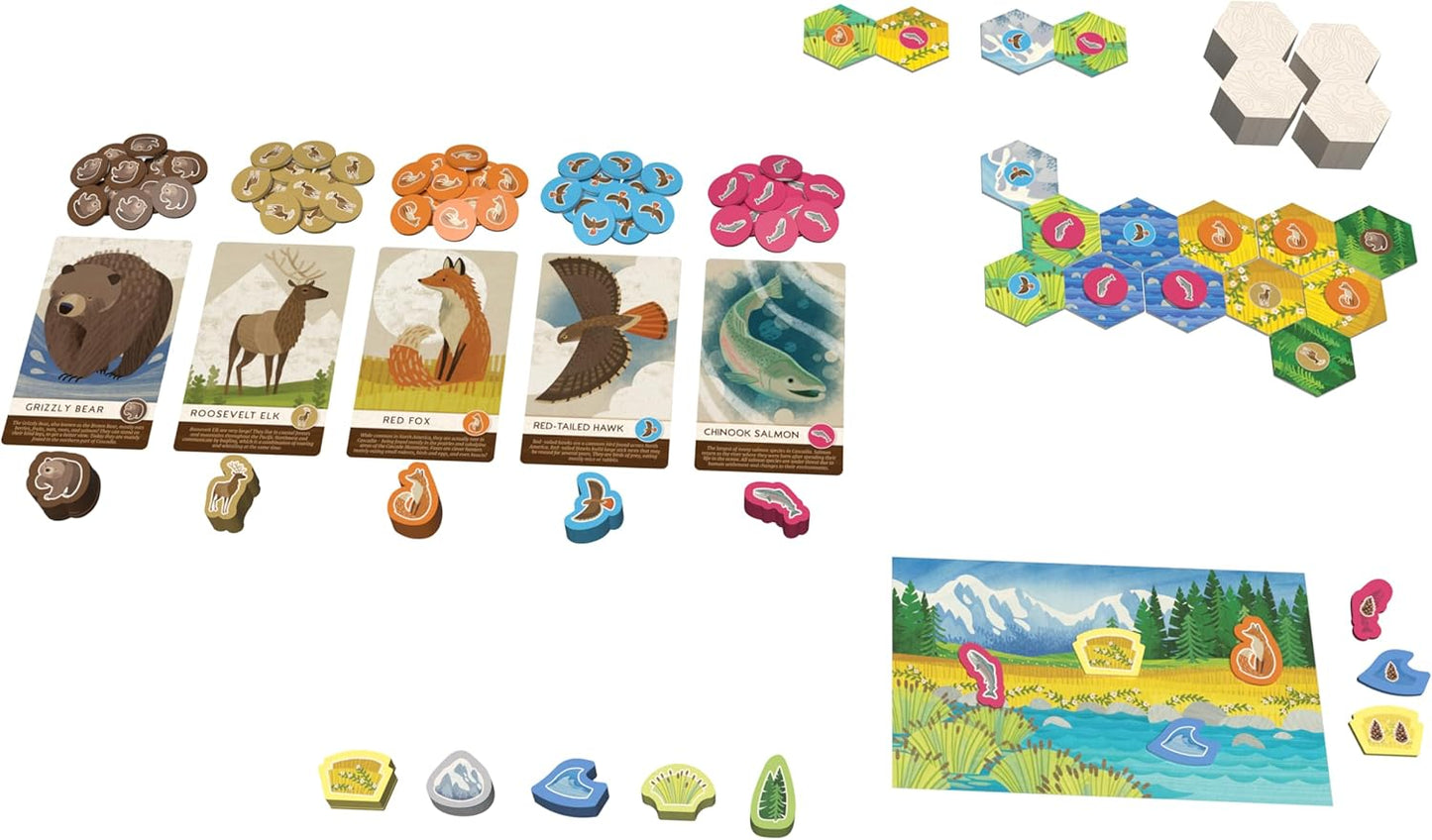 Cascadia: Junior Board Game