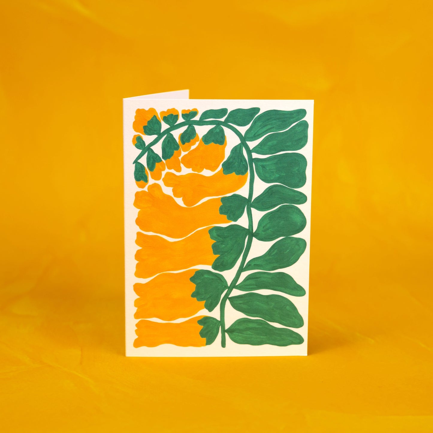 Foxglove (yellow) WWF - Greetings Card