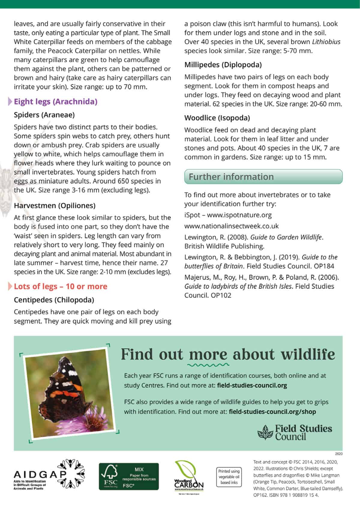 Garden Bugs and Beasties - Wild ID Guide