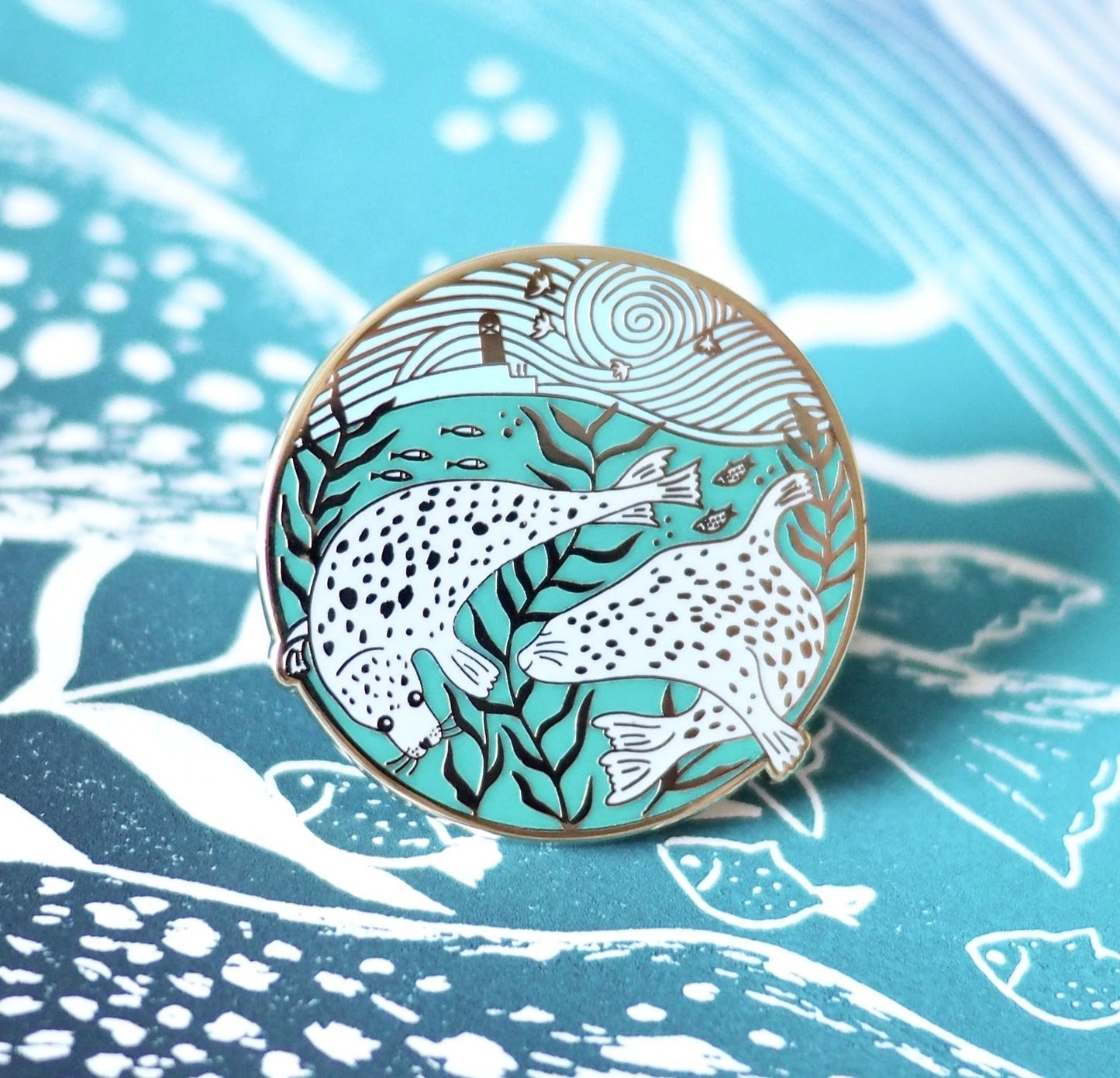 Harbour Seal Enamel Pin