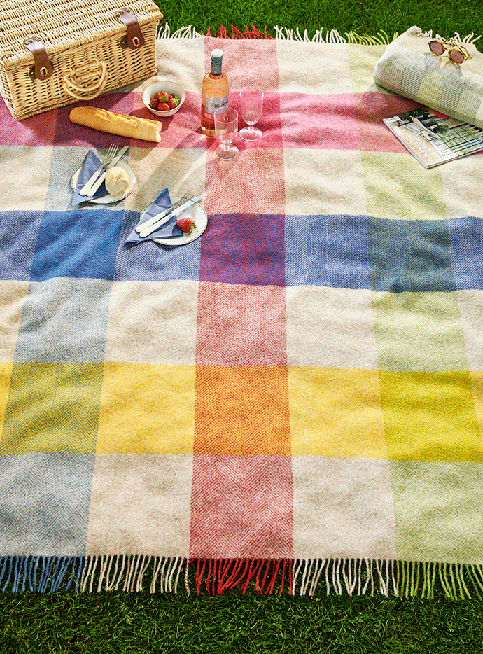Harland Multicolour Pure Wool Throw
