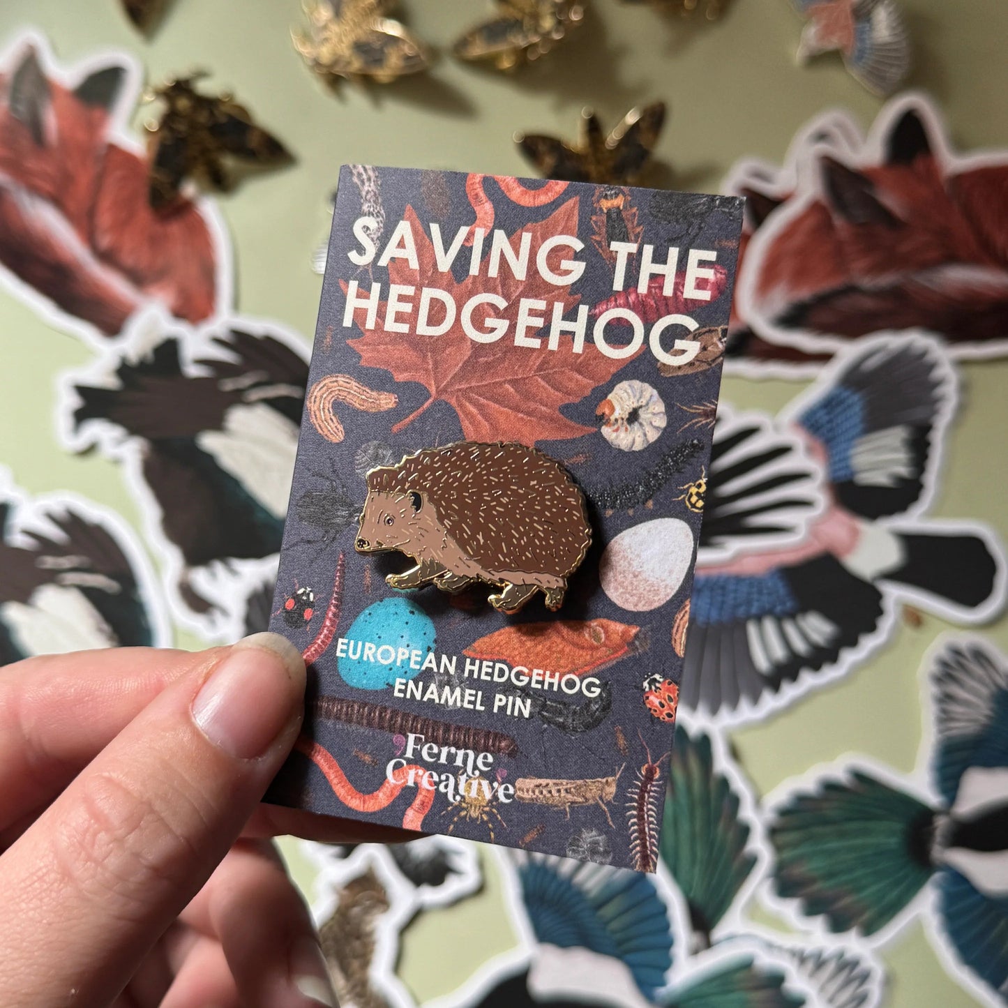 Hedgehog - Enamel Pin