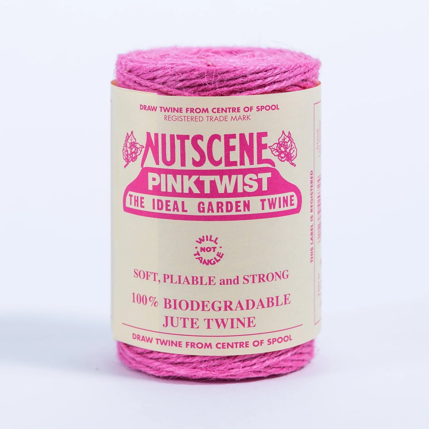 Heritage Jute Twine Spool - 110m (Pink)