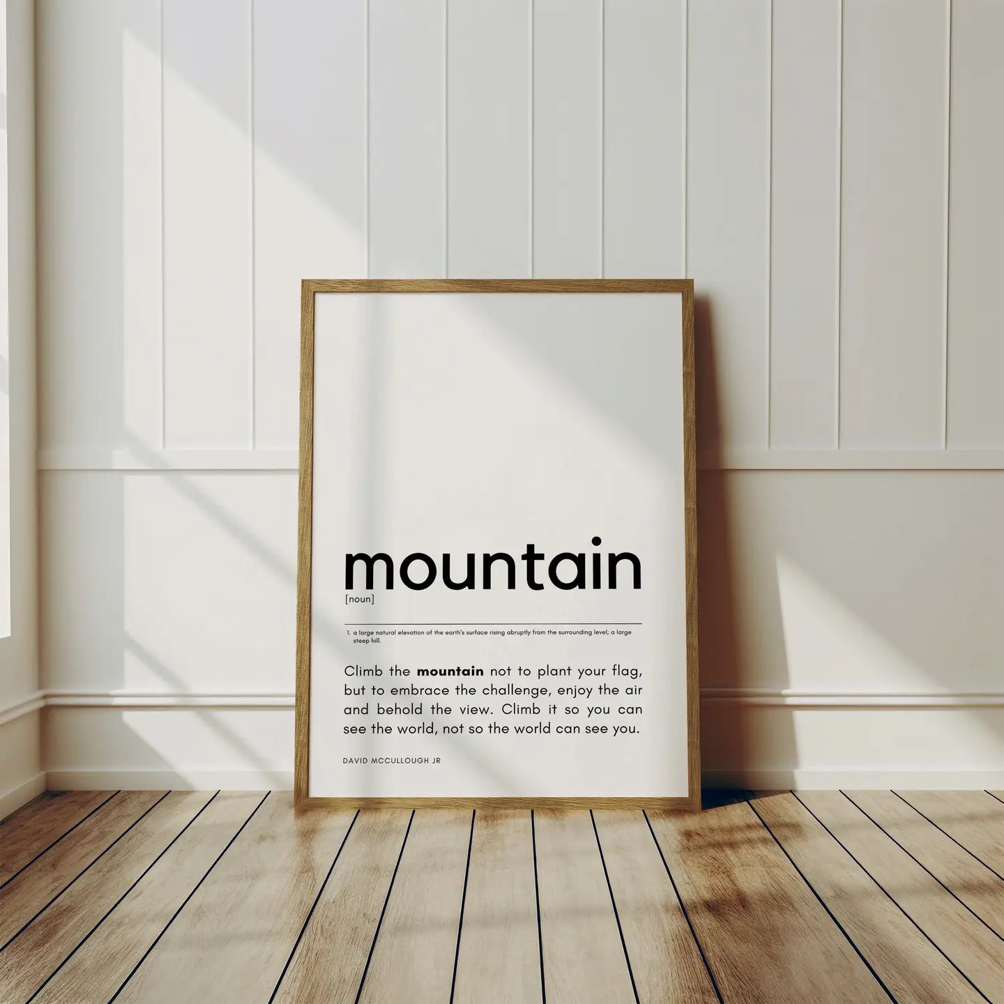 Mountain Definition - Art Print