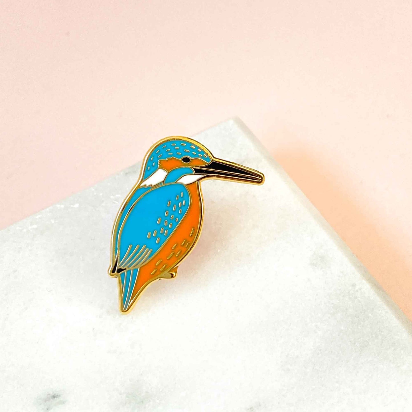 Kingfisher Enamel Pin