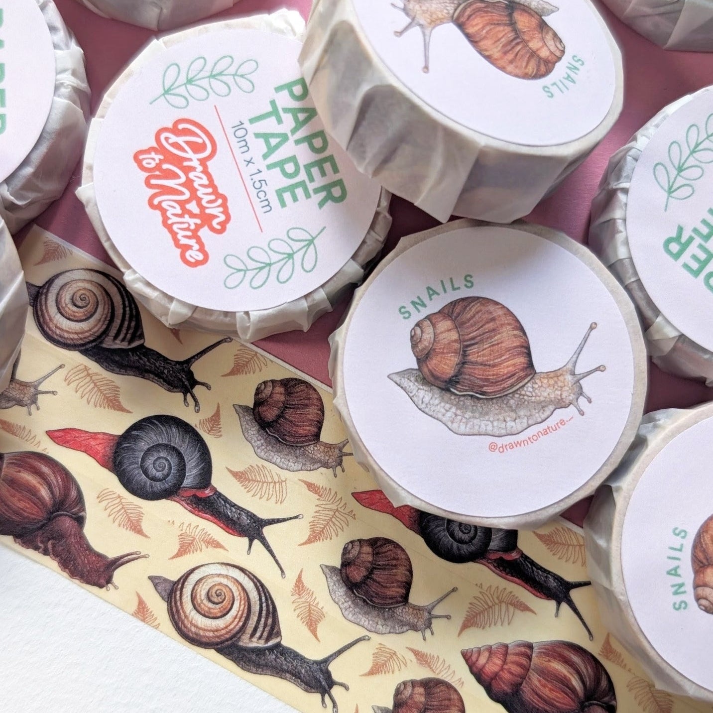 Land Snail Washi Tape