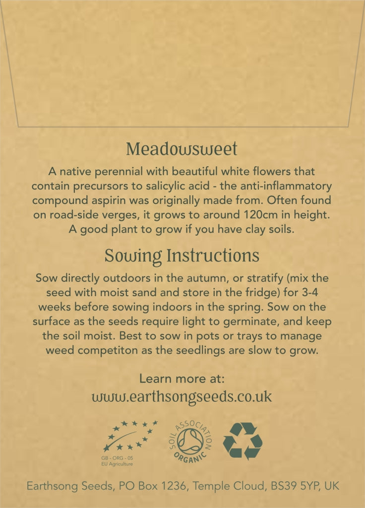Meadowsweet - Seed Packet