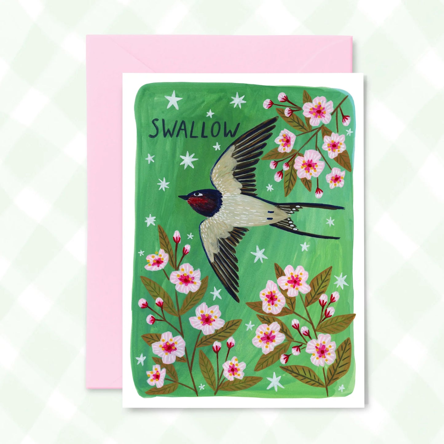 Swallow - Greetings Card