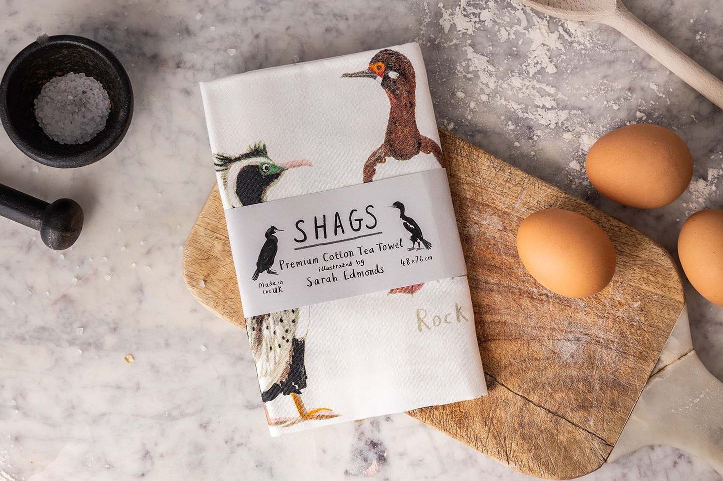 Shags Tea Towel
