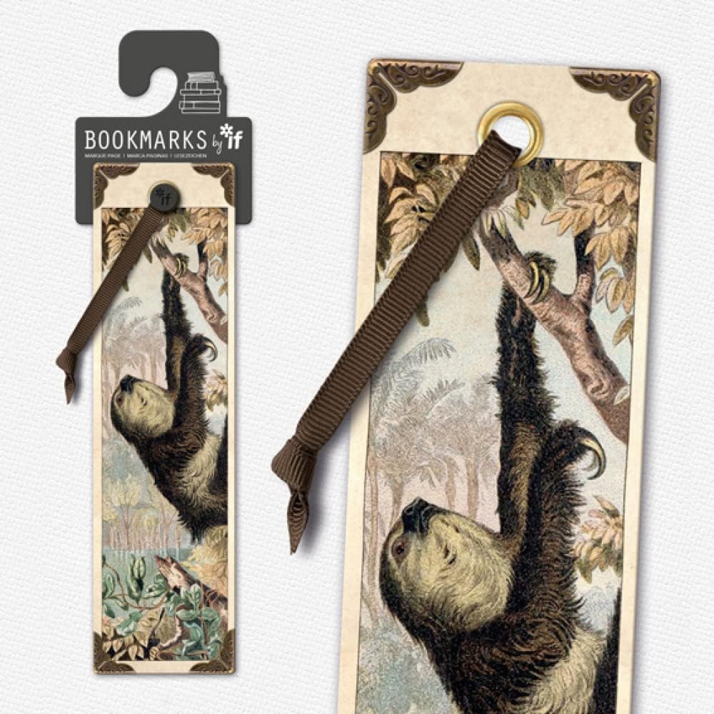 Sloth - Vintage Bookmark