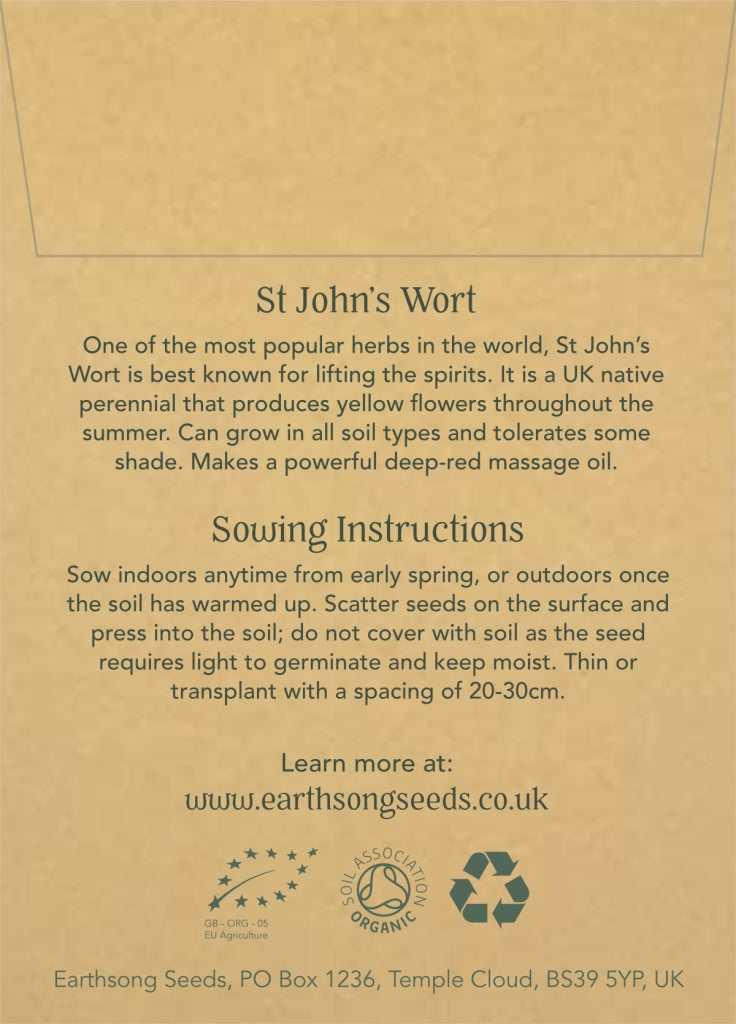 St John's Wort - Seed Packet