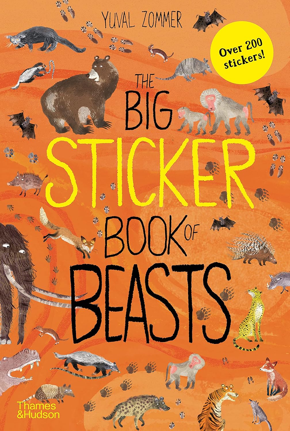 The Big Sticker Book of Beasts - By Yuval Zommer