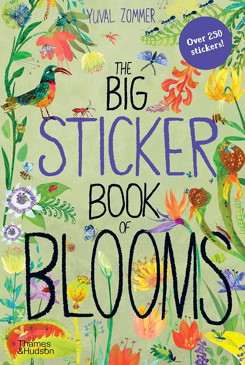 The Big Sticker Book of Blooms - By Yuval Zommer