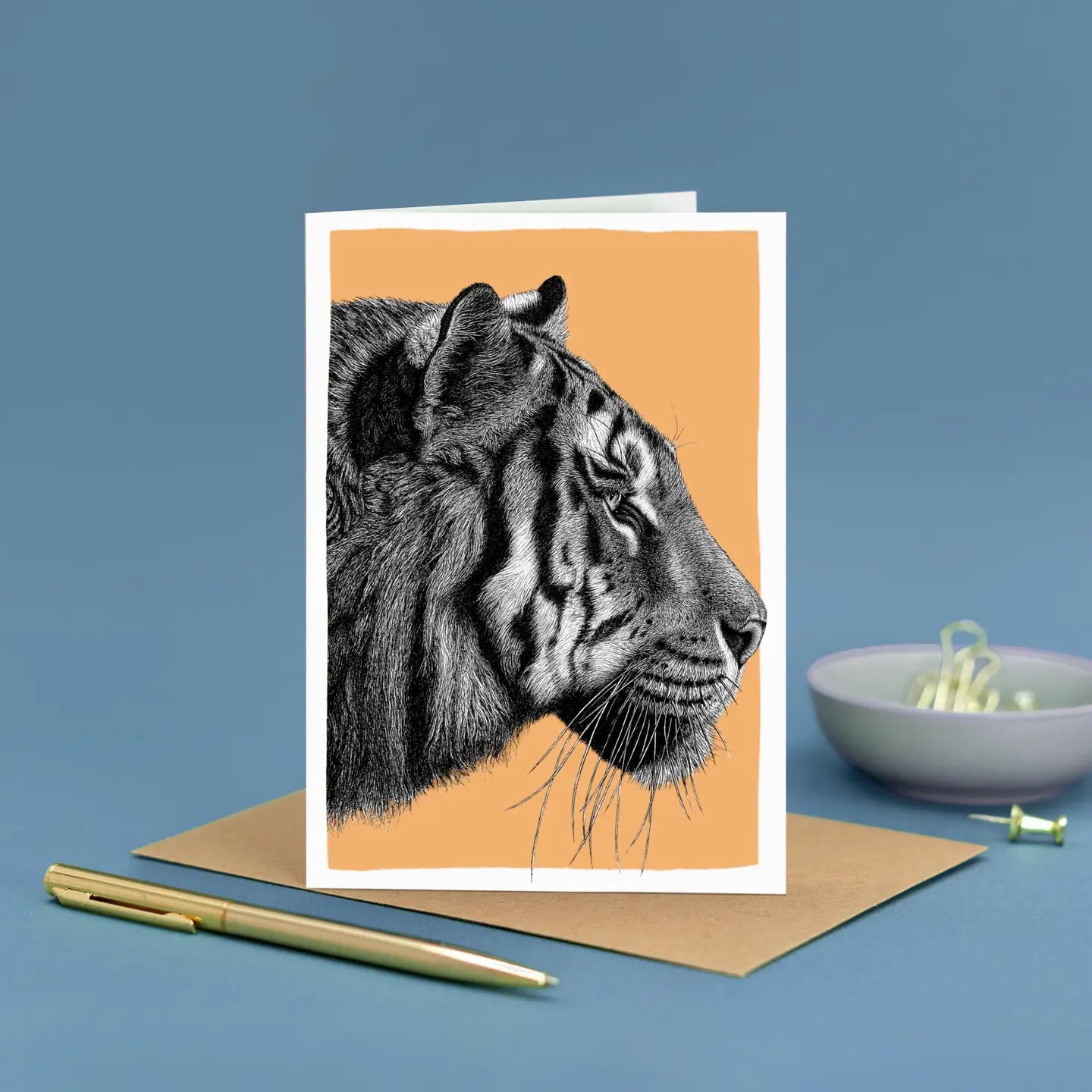 Tiger Greetings Card