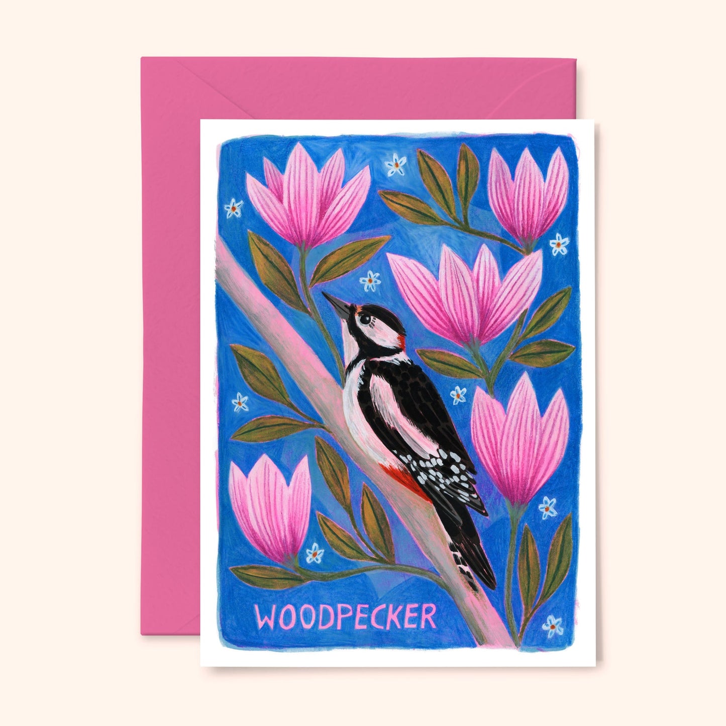 Woodpecker - Greetings Card