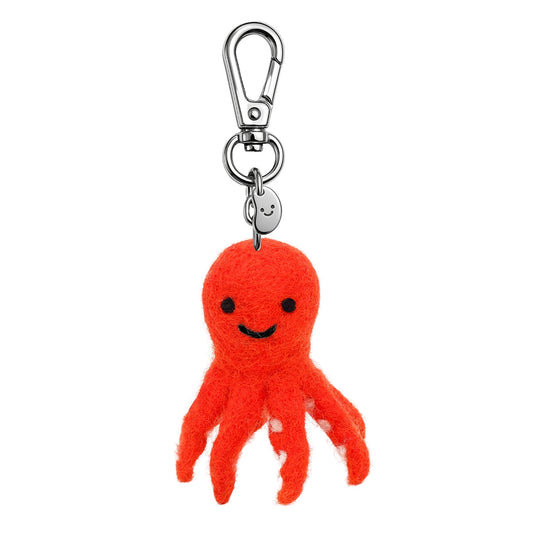 Ollie the Octopus - Felt Keychain