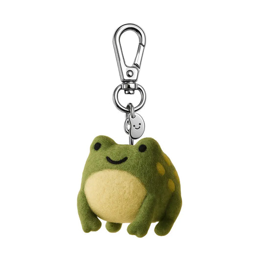 Frank the Frog - Felt Keychain