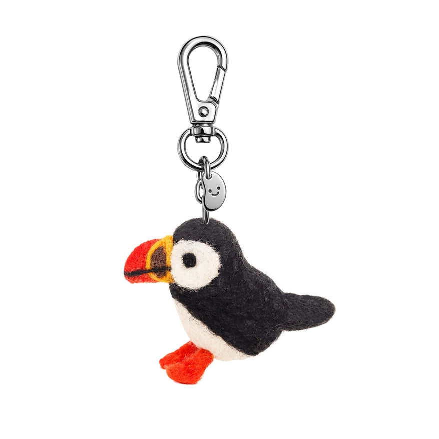 Paul the Puffin - Felt Keychain