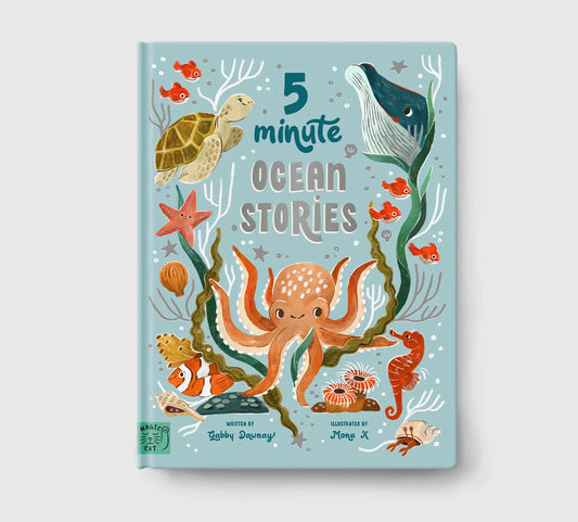 5 Minute Ocean Stories: True Tales from the Sea - By Gabby Dawnay, Illustrated by Mona K