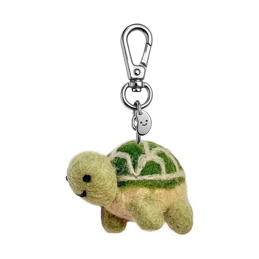 Tina the Turtle - Felt Keychain