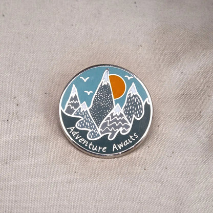 Adventure Awaits - Enamel Pin Badge