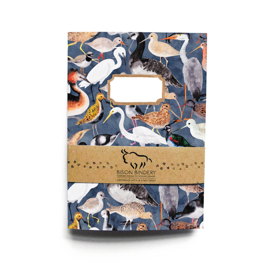 Aestes Wetland Birds Lined Journal