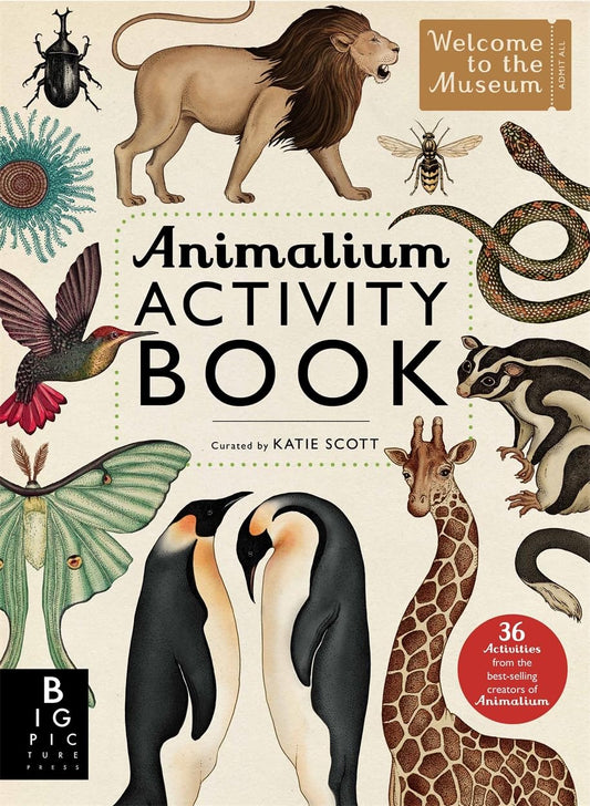 Animalium Activity Book - By Katie Scott