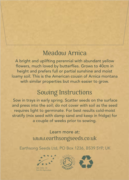 Meadow Arnica - Seed Packet