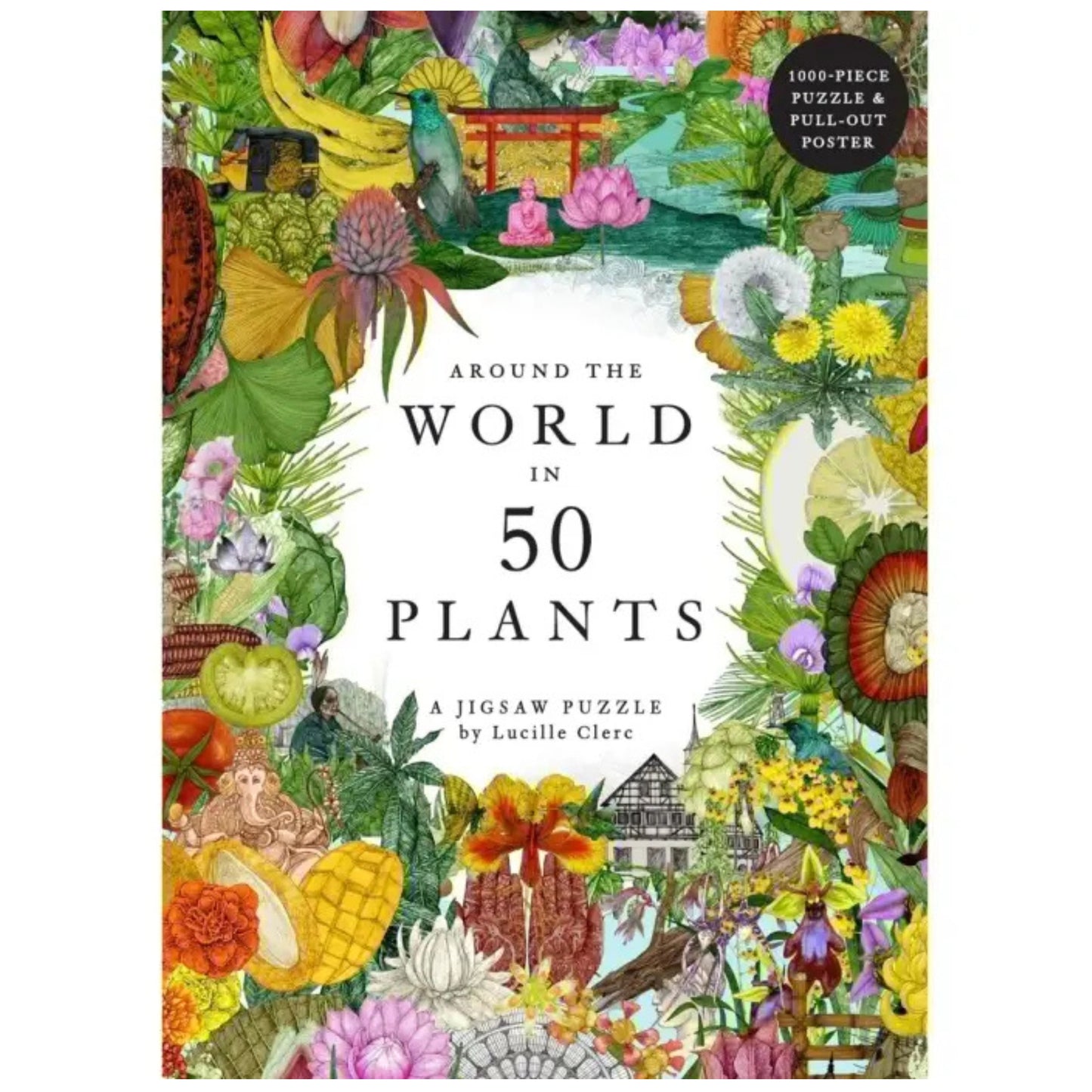 Around the World in 50 Plants 1000-Piece Jigsaw Puzzle