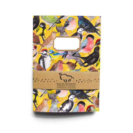 Aves British Garden Birds Lined Journal