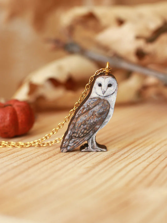 Barn Owl Necklace