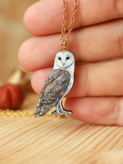 Barn Owl Necklace