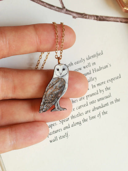 Barn Owl Necklace