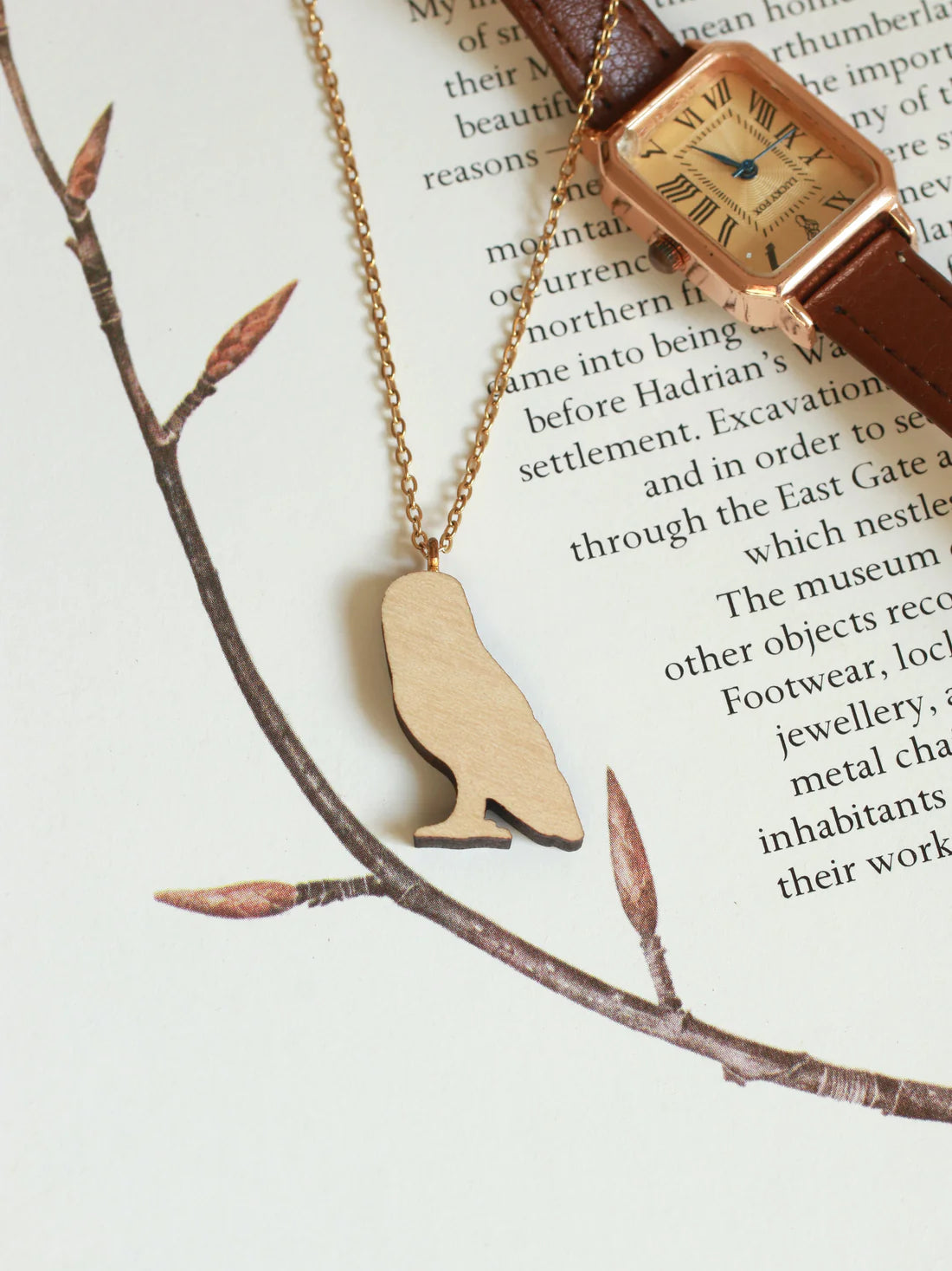 Barn Owl Necklace