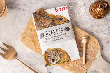 Beavers Tea Towel