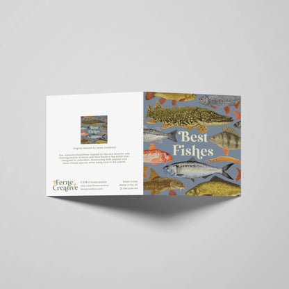 'Best Fishes' - Greetings Card