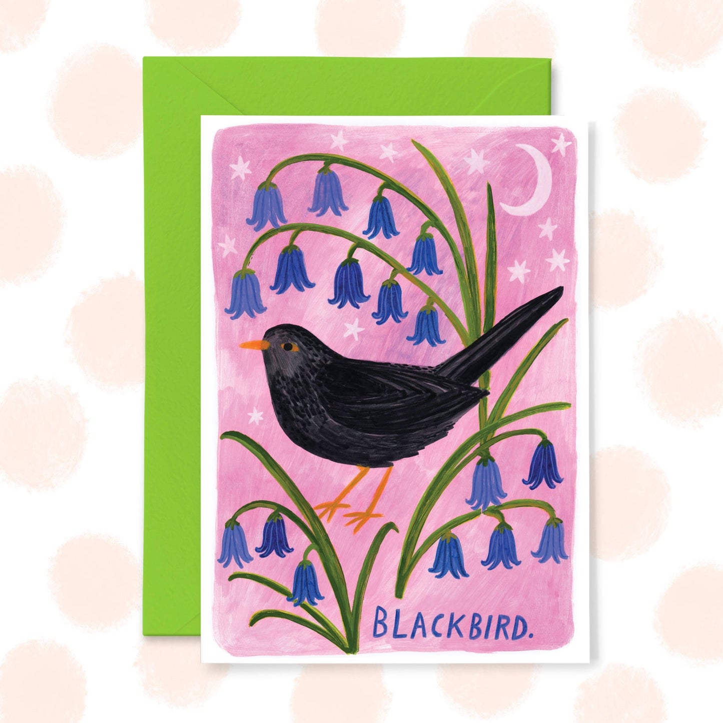 Blackbird - Greetings Card
