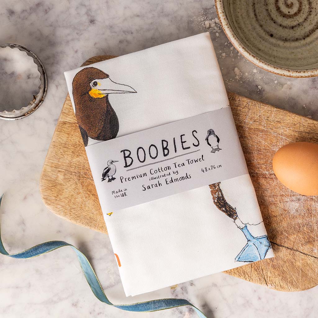 Boobies Tea Towel