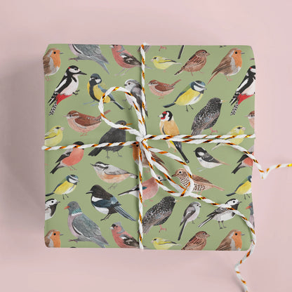 British Birds Wrapping Paper (Pack of 3 Sheets)