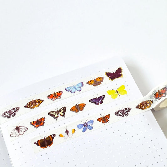 British Butterflies Washi Tape
