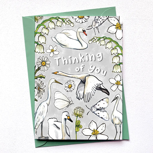 British Wildlife Thinking of You - Greetings Card