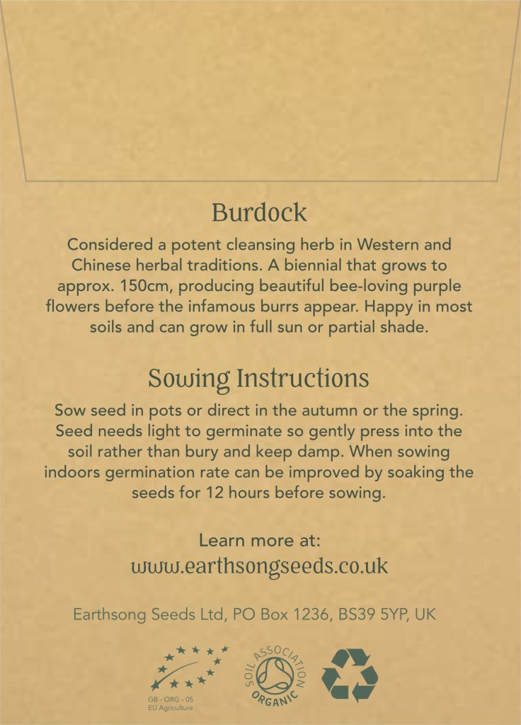 Burdock - Seed Packet
