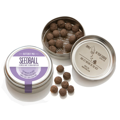 Wildflower Seedball Tin - Butterfly Mix